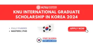 KNU INTERNATIONAL GRADUATE SCHOLARSHIP