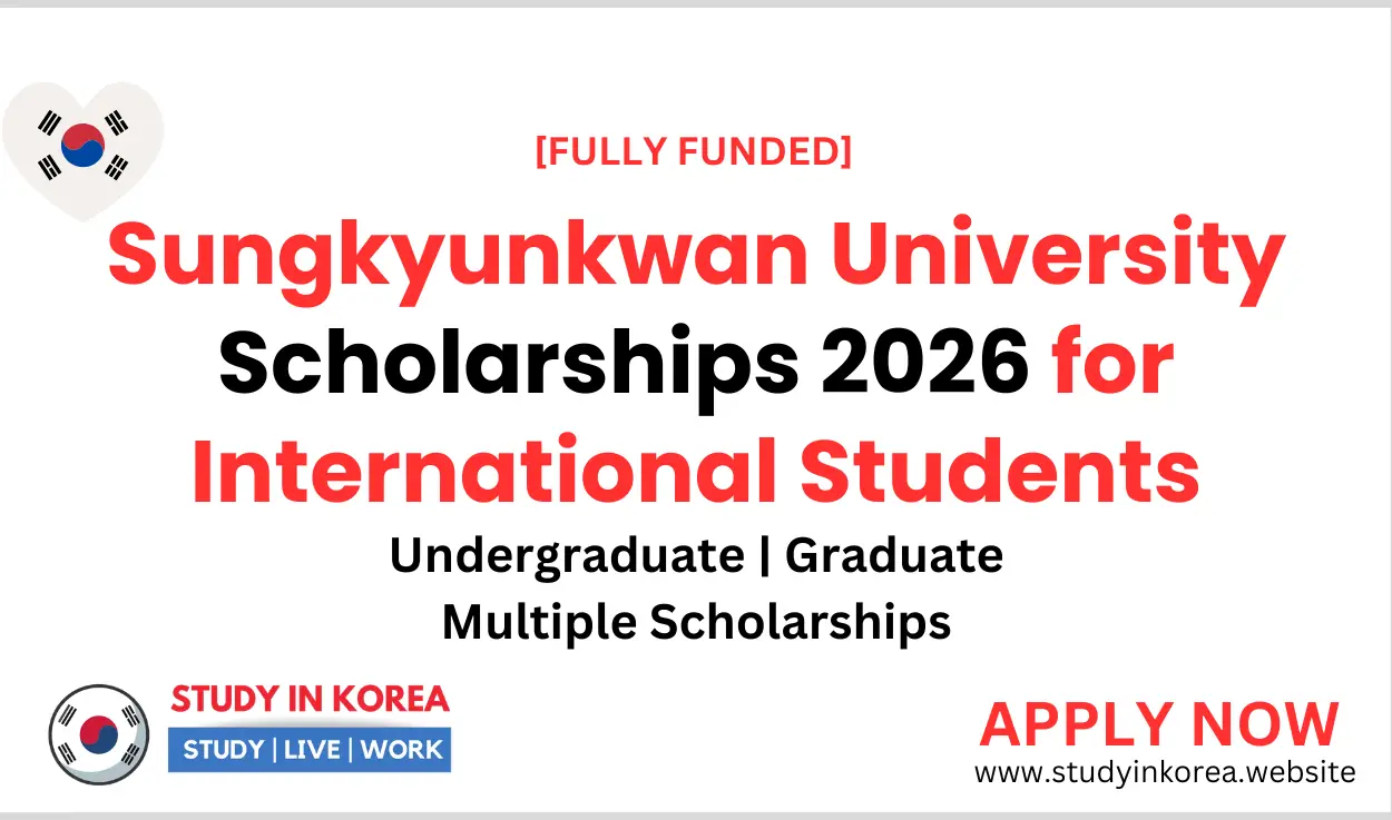 Sungkyunkwan University Scholarships 2026 for International Students