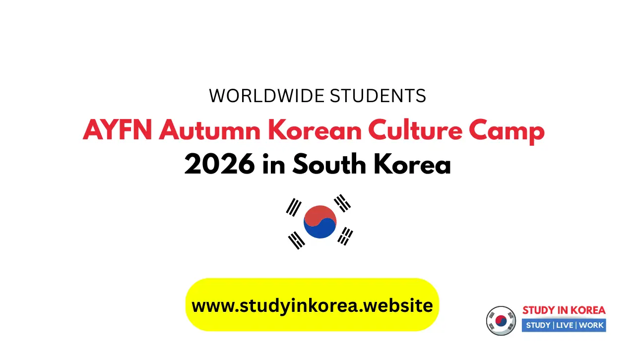 AYFN Autumn Korean Culture Camp 2026 in South Korea