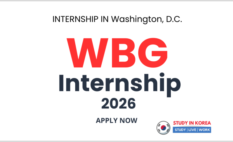 World Bank Group Pioneers Internship 2026