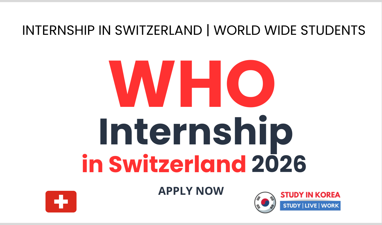 WHO Internship 2026 in Switzerland