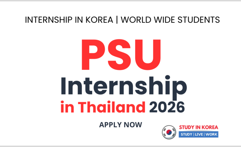 PSU International Internship 2026