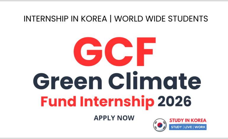 GCF Green Climate Fund Internship 2026