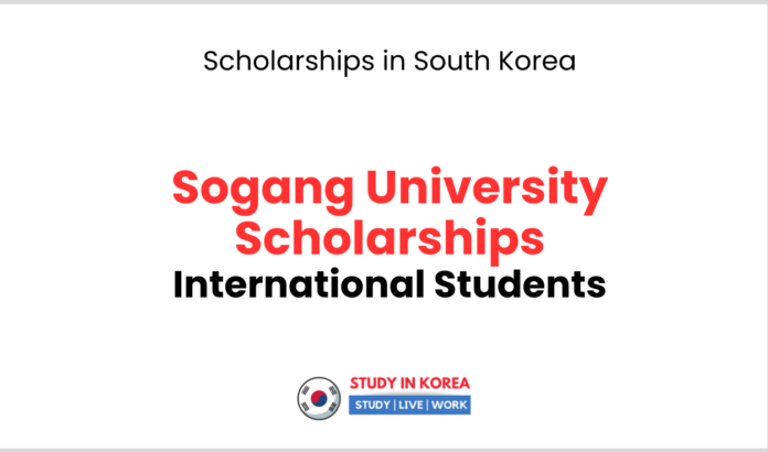 Sogang university scholarships